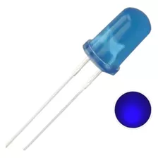 Kit Led 5mm Difuso - 500 Peças Azul