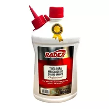 Tinta Para Pincel De Quadro Branco 1000ml Vermelho Radex