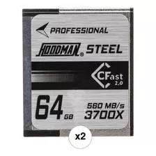 Hoodman 64gb Hcfast Steel Memory Card Kit (2-pack)