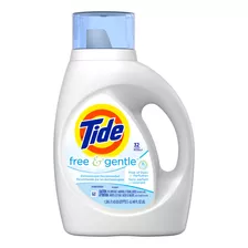 Detergente Líquido Tide Free And Gentle 1.36 L, 32 Lavadas