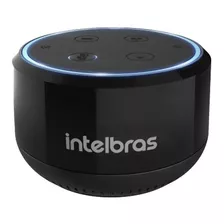 Alto Falante Inteligente Intelbras Izy Speak Mini Com Assistente Virtual Alexa Preto 100v/240v