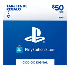 Tarjeta Gift Card Psn 50$ Peru Digital
