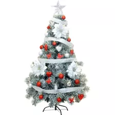 Árbolito Navidad Canadian Luxe 1,50 + Kit 48 Sheshu