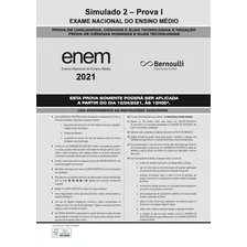  Simulado 2 Bernoulli 2021 Com Resolução