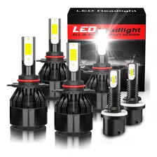 Kit De Focos Led 9005 9006 De Luz Alta/baja Para Chevrolet