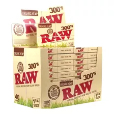 Caja Papeles Raw Organico 300s 11/4 #9 X40