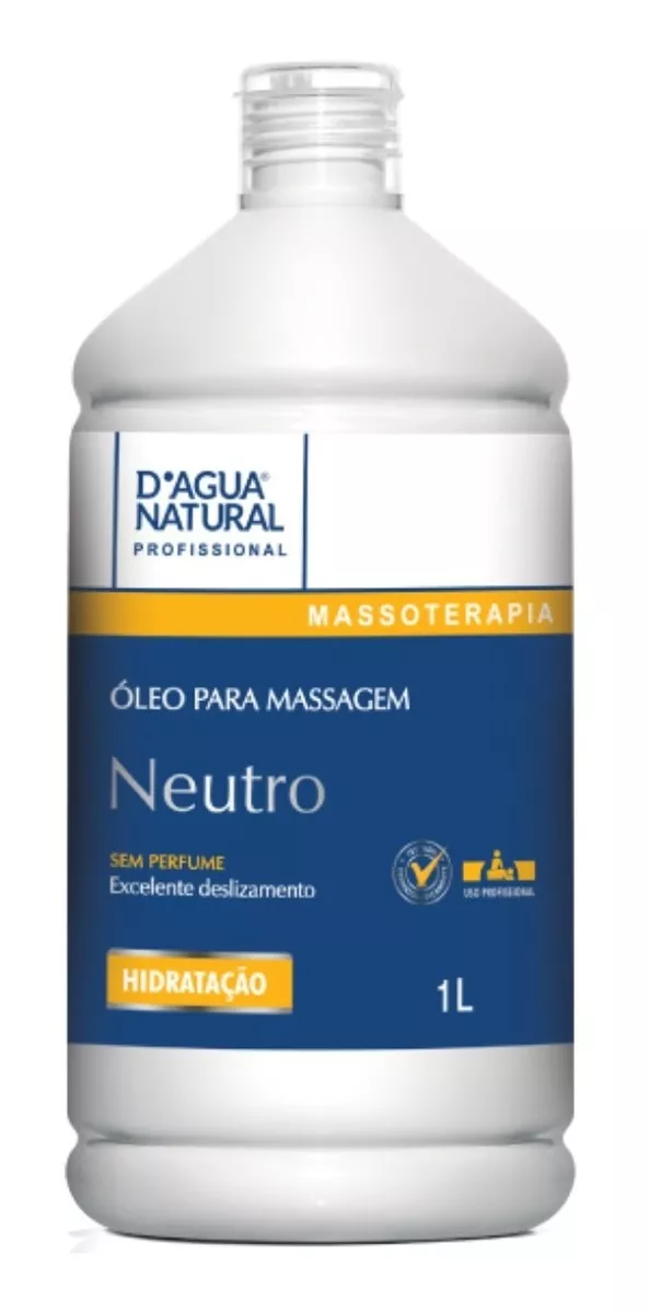  Oleo Massagem Neutro 1 Litro D Agua Natural