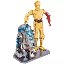 Miniatura Montar Metal Earth Star Wars C-3po & R2-d2 Mmg276