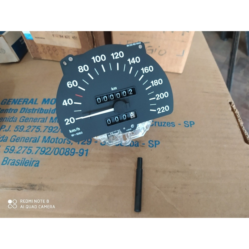 Painel Instrumentos Conta Giros Gm Vectra Plug Azul 220km