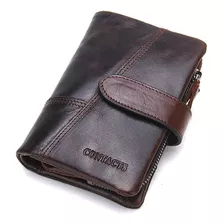 Contacts - Cartera Para Hombre Con Monedero, Billetera Cuero