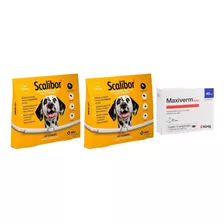 Kit 2 Coleiras Scalibor G 65cm Leishmaniose Antipulgas Cães