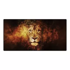 Mouse Pad Gamer Exbom Mp-7035c De Tecido Leão Xg 350mm X 700mm X 3mm