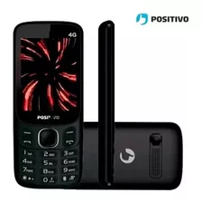 Celular Para Idosos Simples Positivo P41 4g Dual Chip Preto Cor Preto