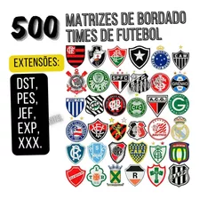 500 Matrizes De Bordados De Times De Futebol 