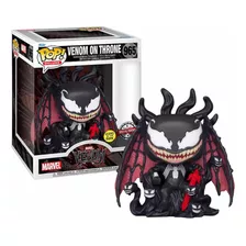 Fun Pop Deluxe: Venom On Throne #965 Glow Exclusive 