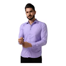 Camisa Masculina Slimfit Lisa