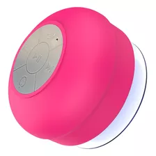 Bocina Bluetooth Envolvente 360° Y Diseño Mini Con Ventosa Color Rosa Chicle