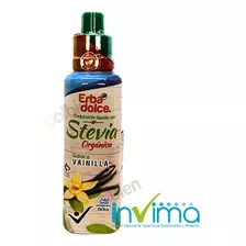 Stevia Organica Liquida Sabor A Vainilla Para Café, Postres