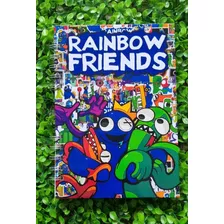 Libro Colorear Rainbow Friends Incluye Stickers 15 X 22