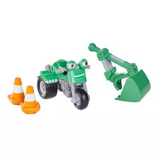 Ricky Zoom Dj Rumbler Toy Motorcycle With Bucket Arm Access.