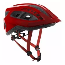 Casco Bicicleta Scott Supra Urbano Montaña Color Rojo Talle M