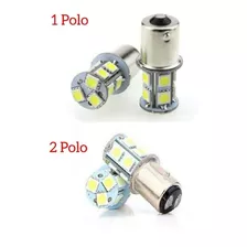 20 Led Super Branco 13smd 1 E 2 Polo 12v Stop Freio Pisca 