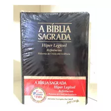 Biblia Almeida Corrigida Fiel Hiper Legível C/ Índice Preta