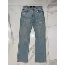 Hollister Epic Flex Classic Straight Jean Light Wash W29 L32