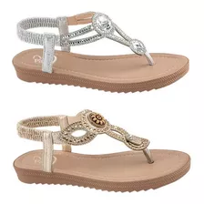 Sandalias Para Dama Kit 2 Pares Marca Pink Modelo 7592