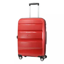 Maleta De Viaje Samsonite Rígida Spin Air Mediana Roja Color Rojo