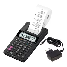 Calculadora Casio Com Bobina Hr-8rc-bk Função Reimprimir