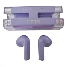 Auriculares Inalámbricos Noga Ng-btwins 36 Bluetooth Color Violeta
