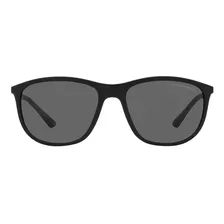 Lentes De Sol Matte Black Emporio Armani