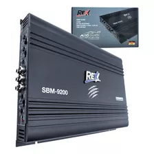 Amplificador Clase A/b 2400w Max 4 Canales Rex Sbm-9200