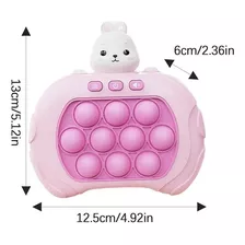 Pop-it Mini Gamer Console Anti Stress Eletrônico Atualizado Cor Rosa-chiclete