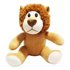 Leão Pelucia Leo Sentado 30 Cm Caramelo Safari Antialergico