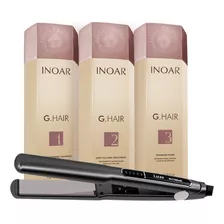 Inoar Keratina Ghair 1l Original + Plancha Lizze Profesional