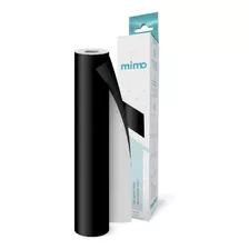 Adesivo Vinil Fosco Preto Absoluto Mimo - 30cm X 2,5m