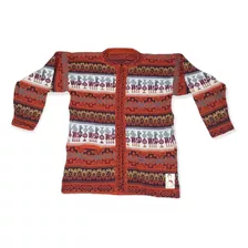 Campera De Lana De Alpaca - Barro Cocido