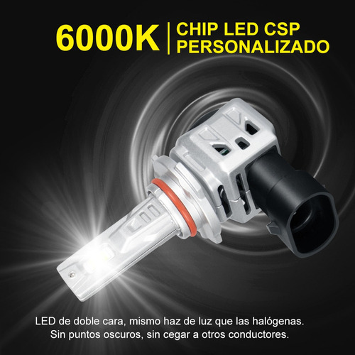 24000lm 9005 9006 Focos Led Haz Alto/bajo Para Chevrolet Foto 9