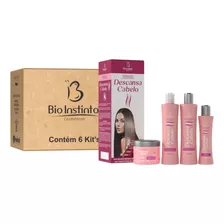 Kit Capilar Descansa Cabelo Atacado Bio Instinto - 6 Kits