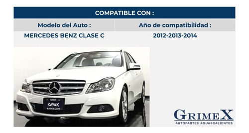 Faro Mercedes Benz Clase C 2012-2013-2014 Cromo Tyc Ore Foto 3