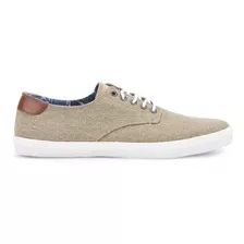 Tenis Original Penguin Para Hombre Textil Beige Con Detalles