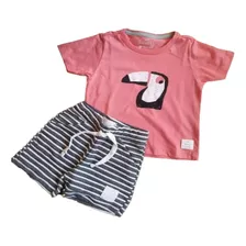 Conjunto Infantil Meia Malha E Moletinho