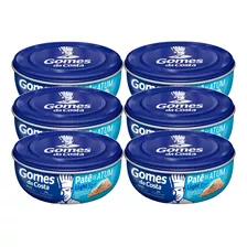 Kit 6 Patê De Atum Light Gomes Da Costa Lata 150g