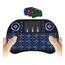 Mini Teclado Inalámbrico Con Mouse, Para Tv Recargable