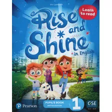 Rise And Shine In English 1 - Learn To Read Student's Book Pack, De Lambert, Viv. Editorial Pearson, Tapa Blanda En Inglés Internacional