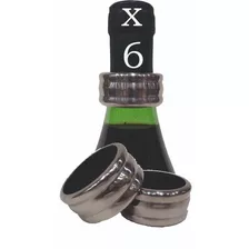 Aro Metal Para Vinos Antigoteo Pack X 6 Unidades