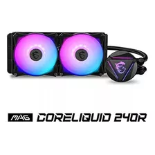 Msi Mag Coreliquid 240r Enfriador De Liquido De Cpu Rgb Color Negro