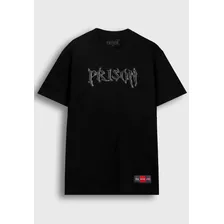 Camiseta Streetwear Black Stylized Logo